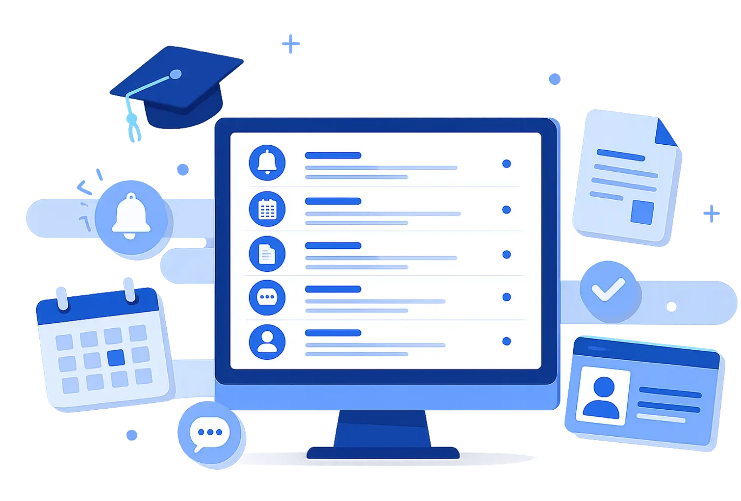 Avisos e serviços acadêmicos