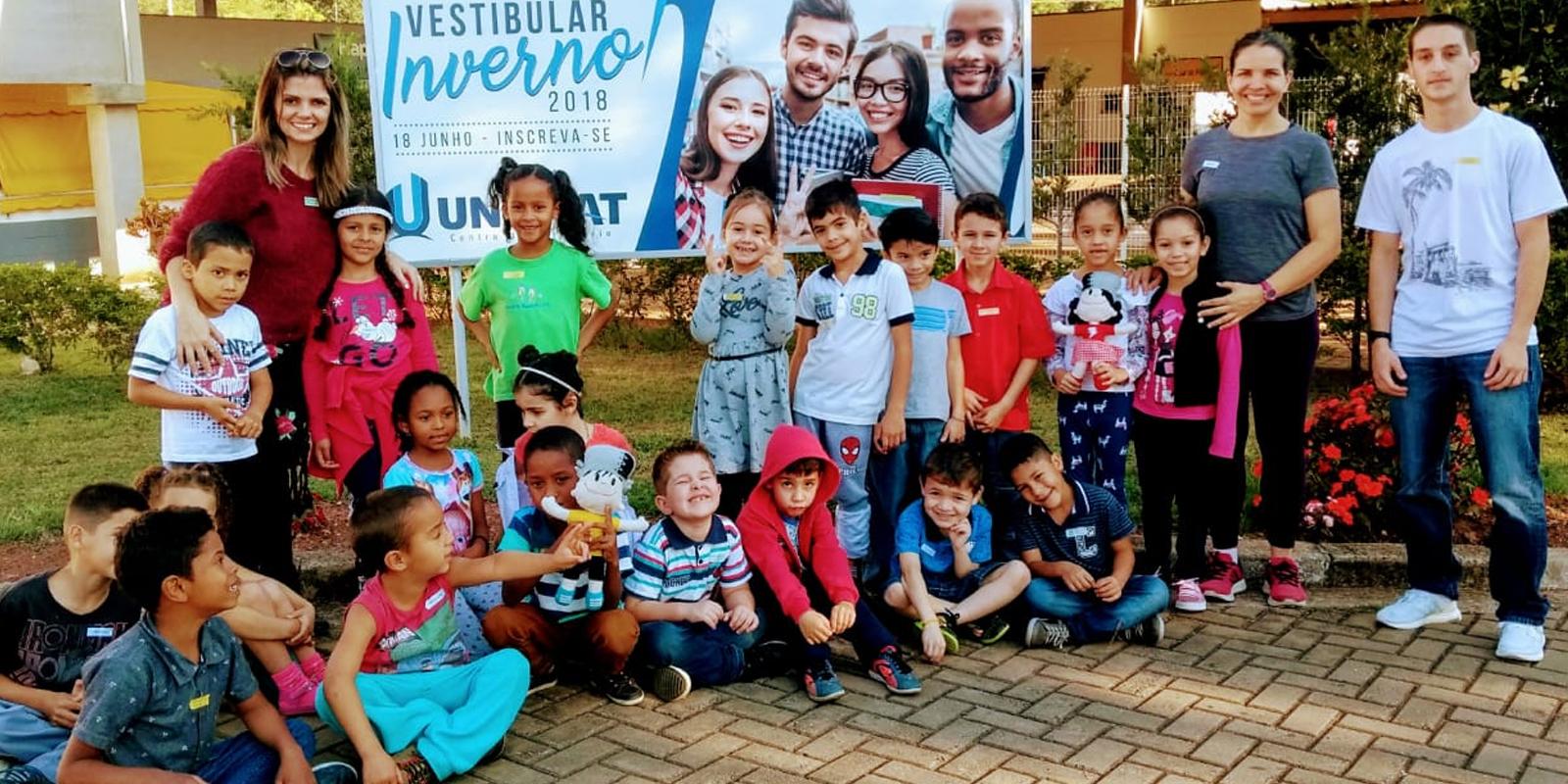 UNIFAAT recebe alunos da Escola Municipal Educador Paulo Freire