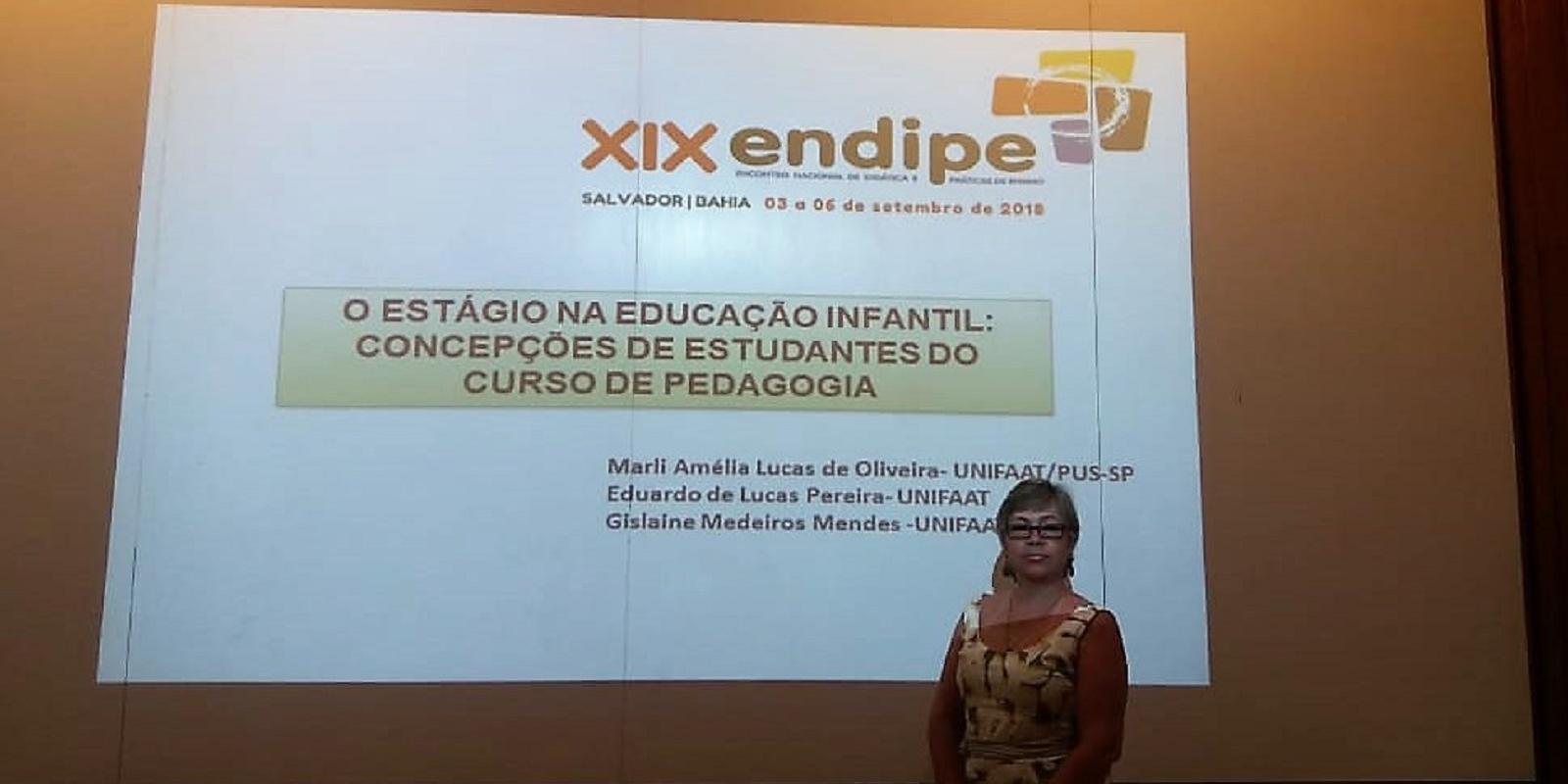 Professora da UNIFAAT participa de três importantes congressos científicos