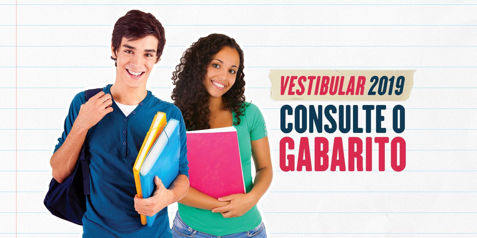 Confira o gabarito do Vestibular 2019