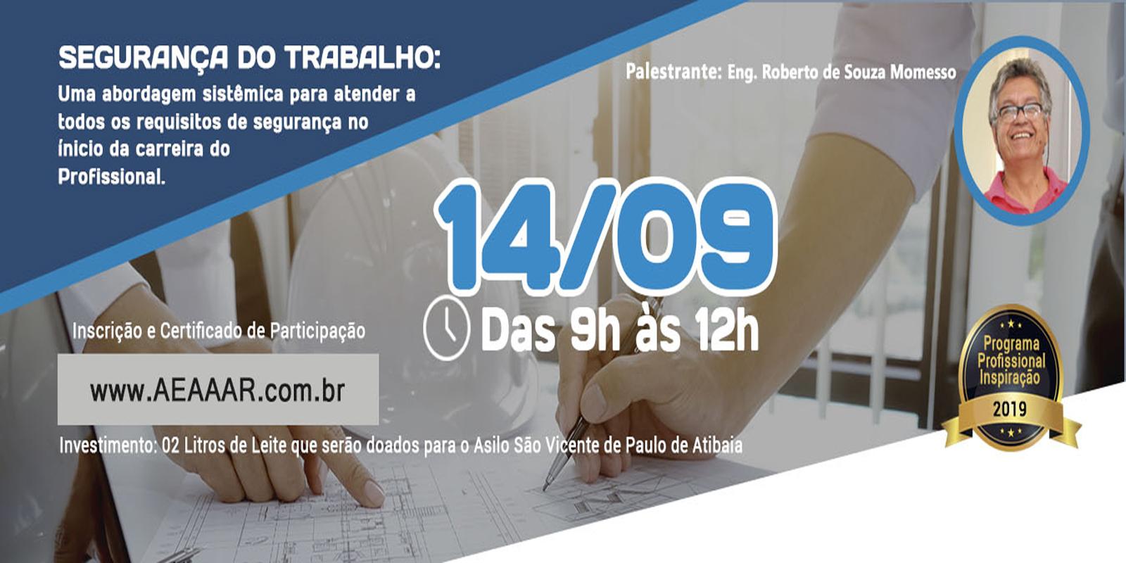 AEAAAR promove palestra sobre Segurança do Trabalho