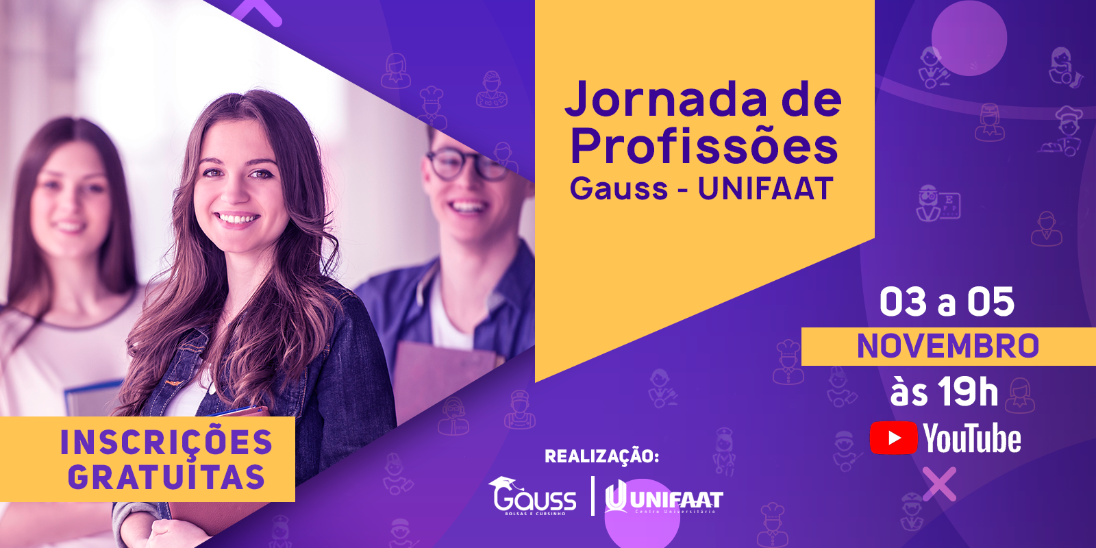 UNIFAAT e Gauss promovem Jornada de Profissões