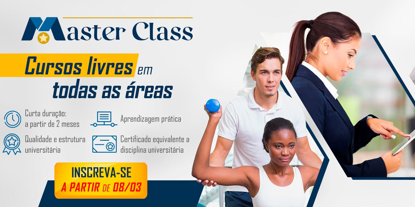 UNIFAAT lança Cursos Master Class